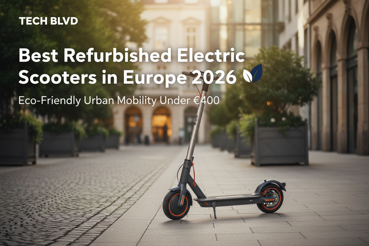 Best Refurbished Electric Scooters in Europe 2026 โ Eco-Friendly Urban Mobility Under โฌ400