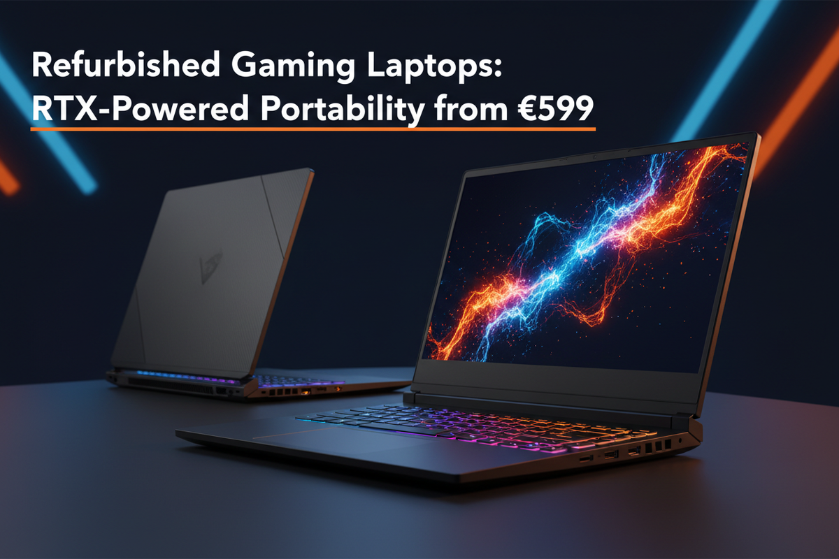 Refurbished Gaming Laptops: RTX-Powered Portability from โฌ599