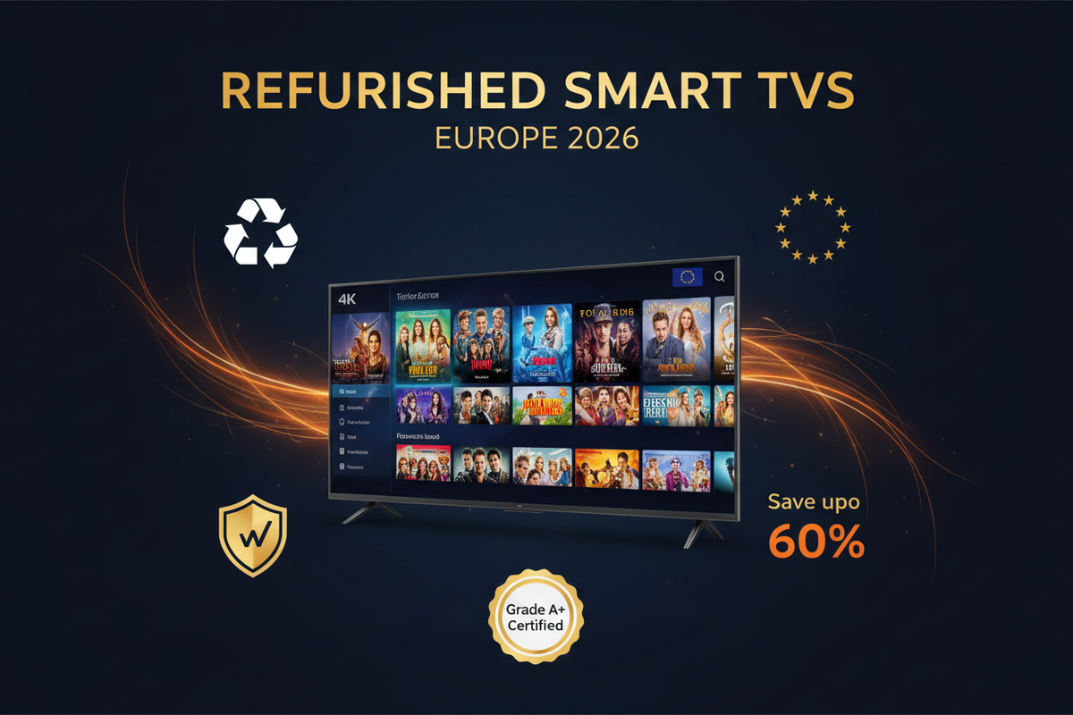 Best Refurbished Smart TVs in Europe 2026 โ OLED, QLED & 4K Deals