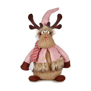 Christmas Reindeer Krist+ Brown Pink 15 x 43 x 19 cm