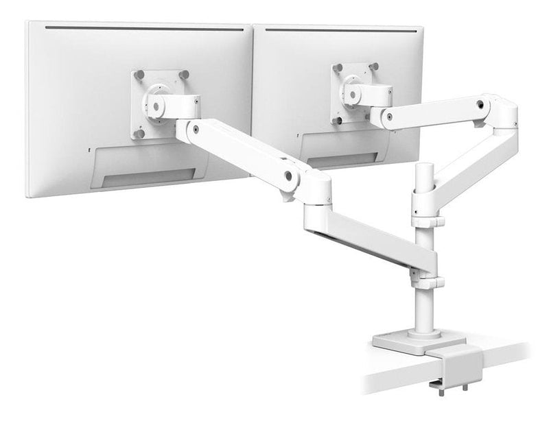 Ergotron Lx Pro - Kit Fijación (doppelgelenkarm) - Modular - 2 Lcd-displays - With Flachem C-klemmen - White -