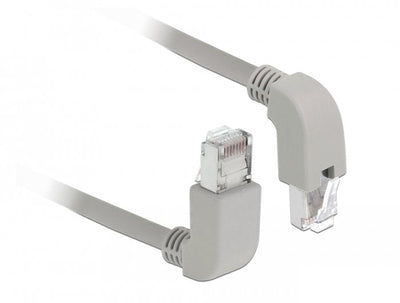 Delock Netzwerkcable RJ45 CAT.6 S/FTP Oben / Unten Angular 0,5M — image 1