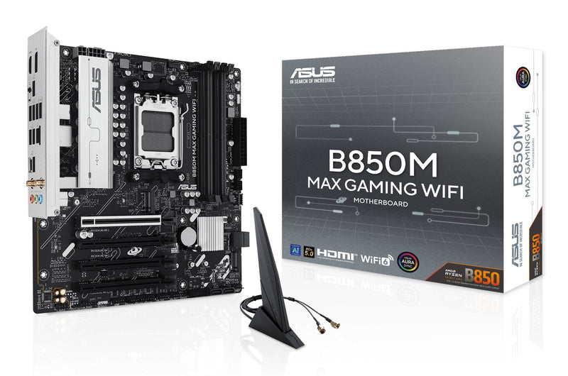ASUS Motherboard B850M Max. Gaming Wi-Fi AMD B850 Zócalo AM5 microATX