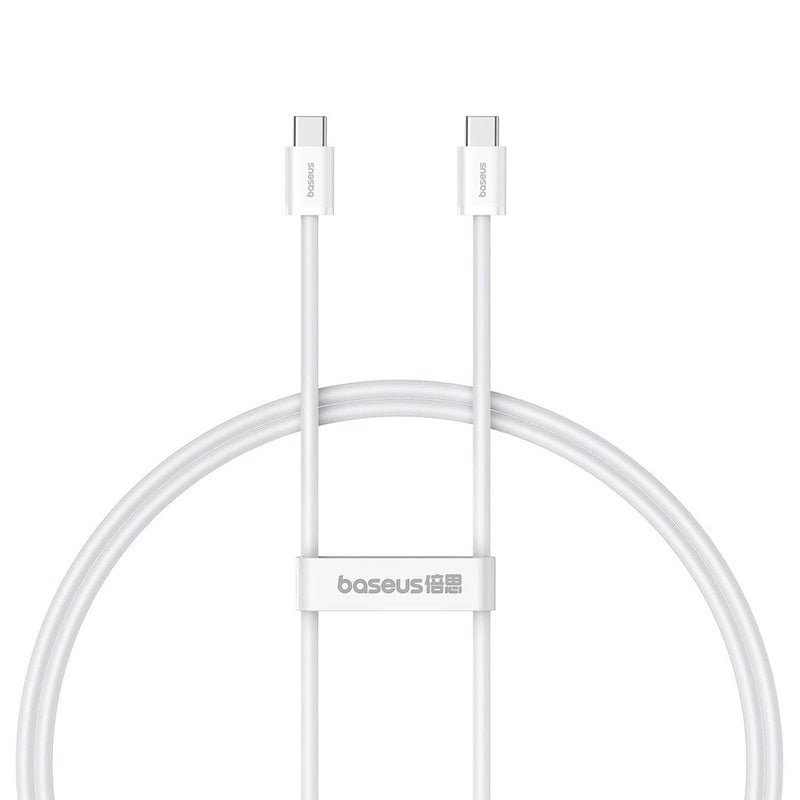 Baseus Cable Top Datos USB C a USB C 1M 30W White