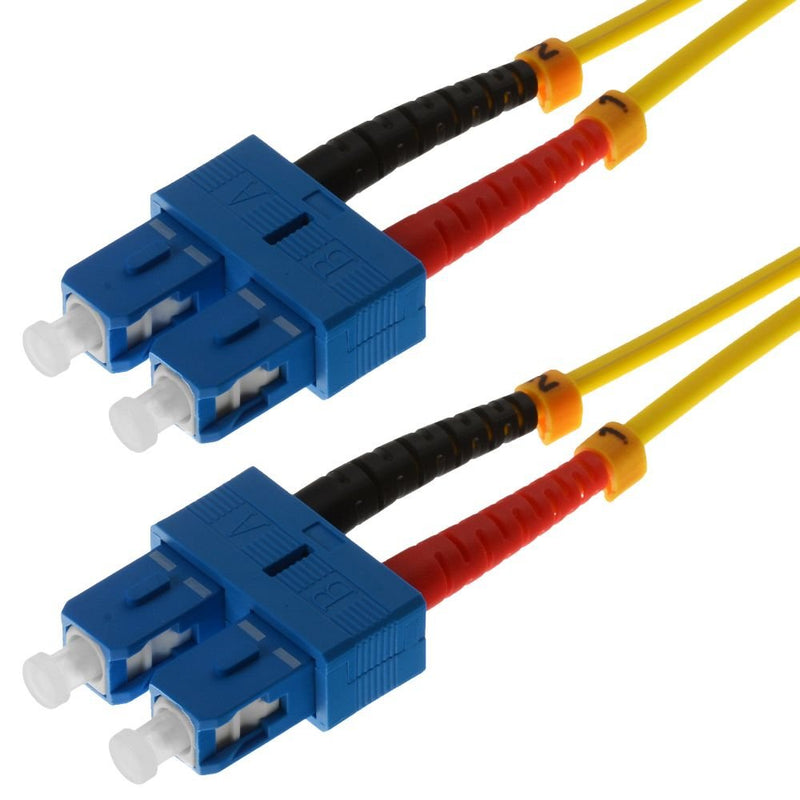 Helos Lwl Network Cable Sc/Sc Duplex 9/125?M OS2 Yellow 2,0M