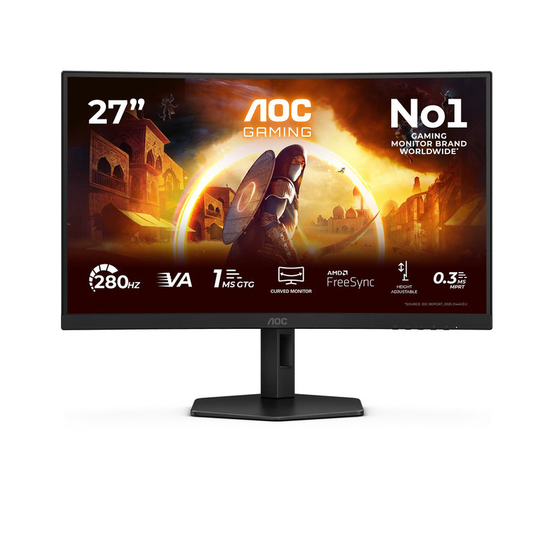 AOC Monitor C27G4ZXU, Gaming 27 Negro Mate