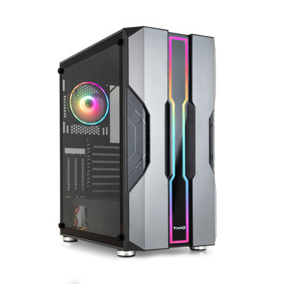 TooQ Nightcity Box Semitorre Gaming Eatx/ATX/Micro-atx/Mini-itx - Panel Side Glass Tempered - Size Drive — image 1
