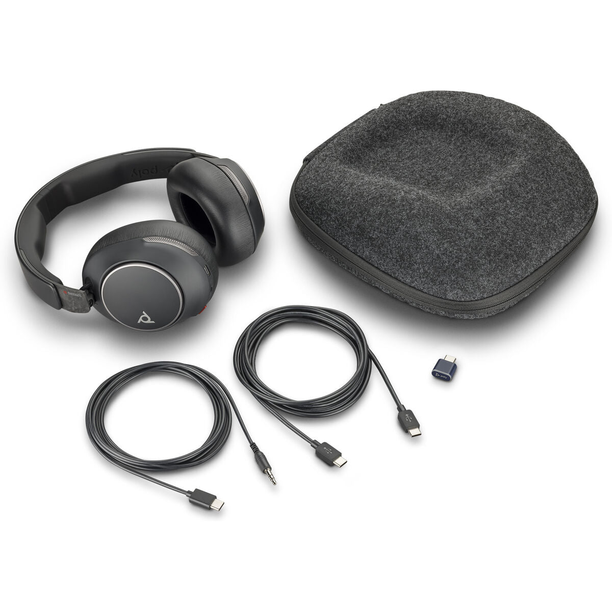 Poly Bluetooth Headphones Poly Voyager Surround 80 Uc Black