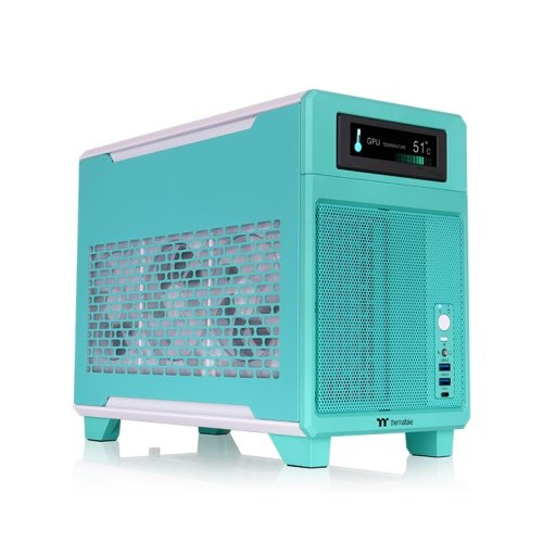 Thermaltake PC Case TR100 Mini Tower Colour Menta CA-11A-00SLNN-00