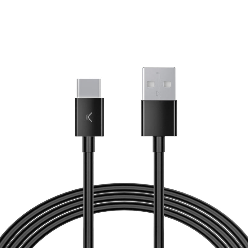 Ksix BXCUSBC04 Black Cable Charging And Datos USB-A a USB-C 25W 3M