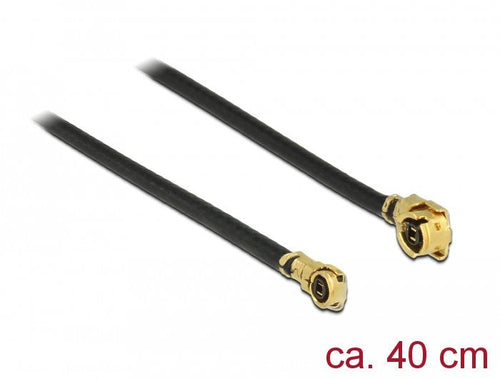 Delock 89650 Antenna Cable I-pex Inc., Mhf® I Male a I-pex Inc., Mhf® 4L Male 1,13 40CM — image 1