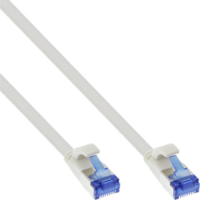 Inline Network Cable Flat , U/FTP, CAT.6A, Tpe Libre Halógenos, White 7,5M — image 1
