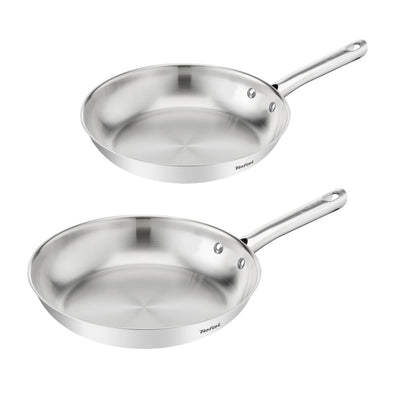 Tefal Set Of 2 Sartenes Duetto On Steel Inoxidable, Without Revestimiento — image 1