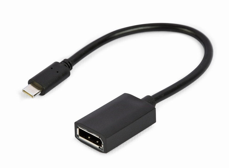 Gembird USB Type-c To DisplayPort Adapter Cable 4K 15CM Black