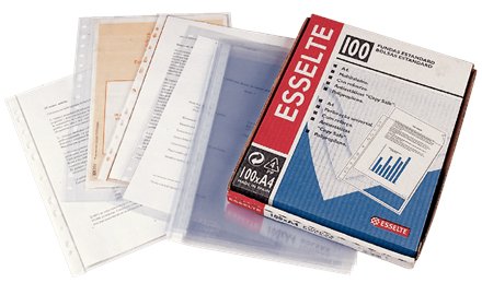 Esselte Case Porta Documentos Folio Pp - Leather Orange Quality Economica - MULTITALADRO-16 - Transparent