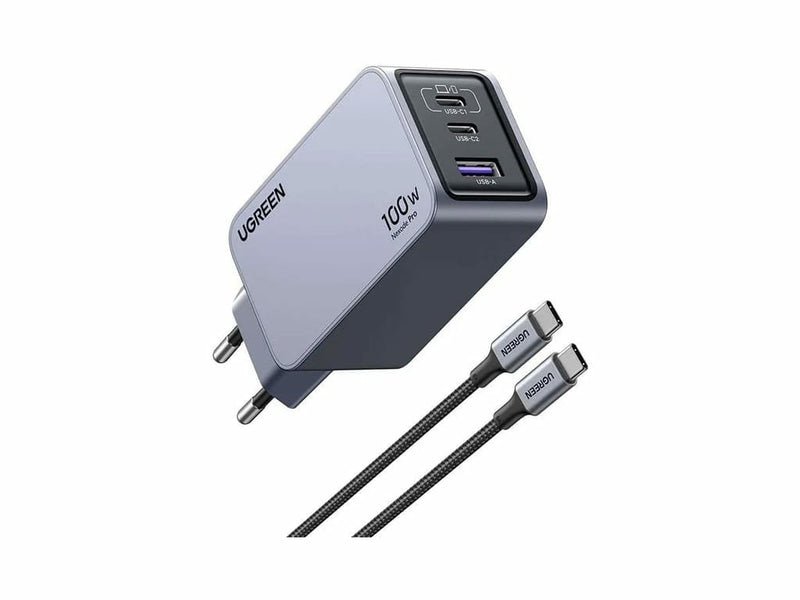 UGREEN Charger Nexode Pro 100W GaN With USB Cable -c