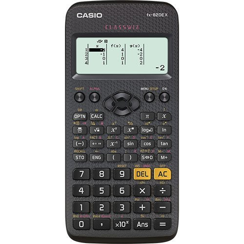 Casio Calculator FX-82DE X Científica Black