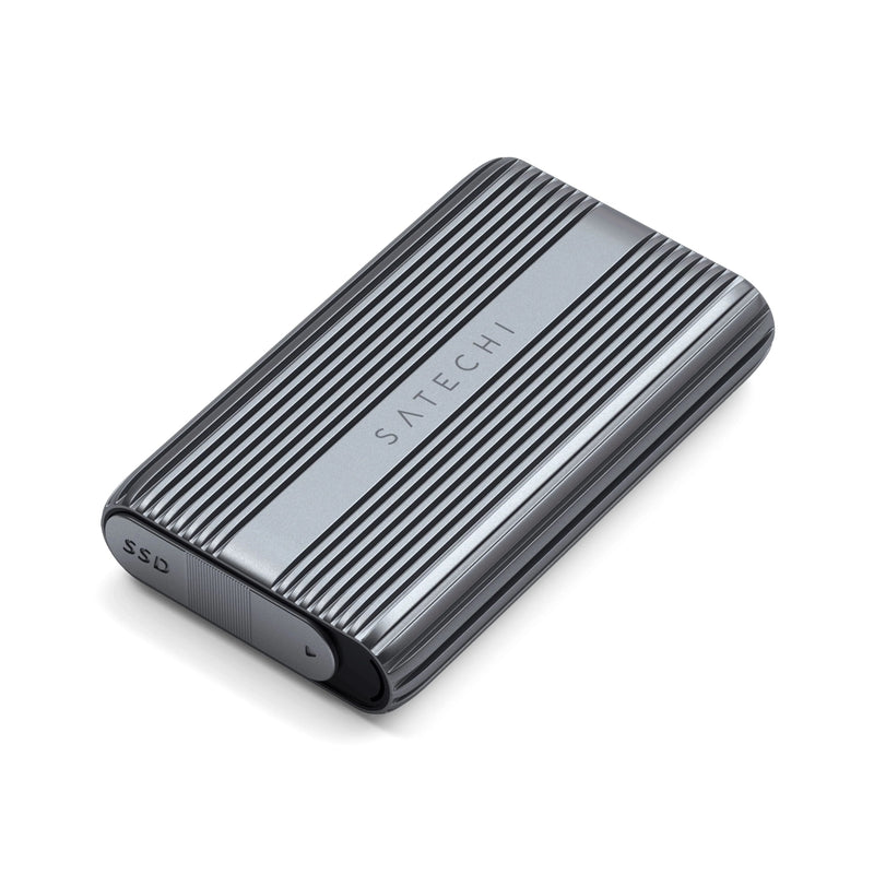 Satechi USB4 NVMe SSD Pro External Enclosure SSD (SSD) Grey Transparent