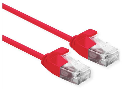 Roline UTP Datacenter Network Cable CAT.6A (class Ea), Lsoh, Slim, Red 5M — image 1