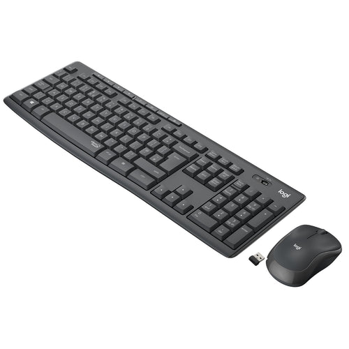 Keyboard Italian + Mouse MK295 Silent Wireless Combo Graphite Ita — image 1