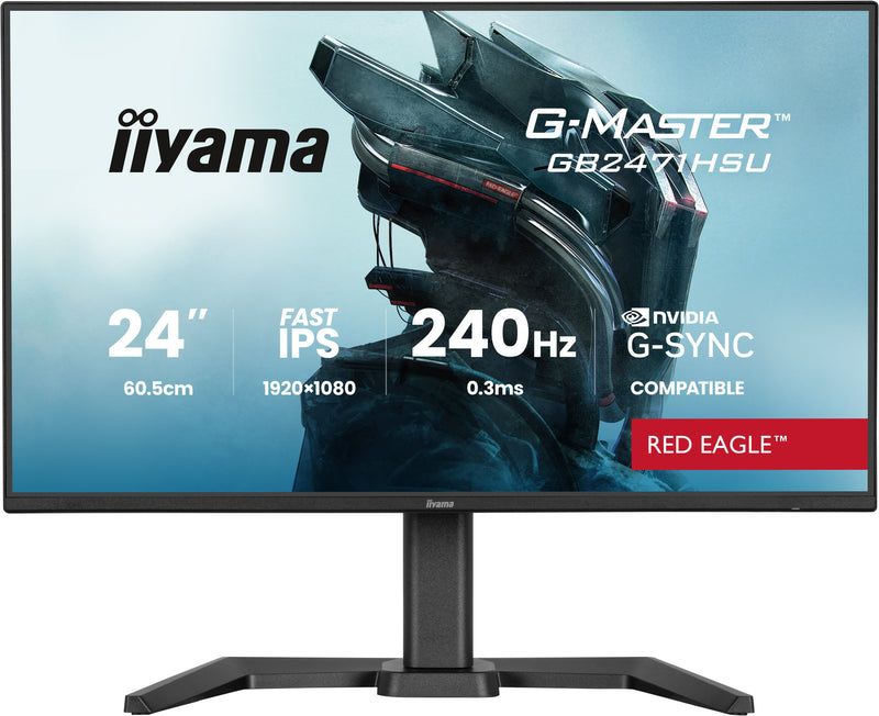 Iiyama Monitor 24 GB2471HSU-B1 16:9 2x HDMI + DP + USB-C IPS