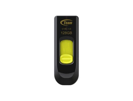 Team Group C145 128GB Black/Yellow USB-A 3.2 Gen 1) TC1453128GY01