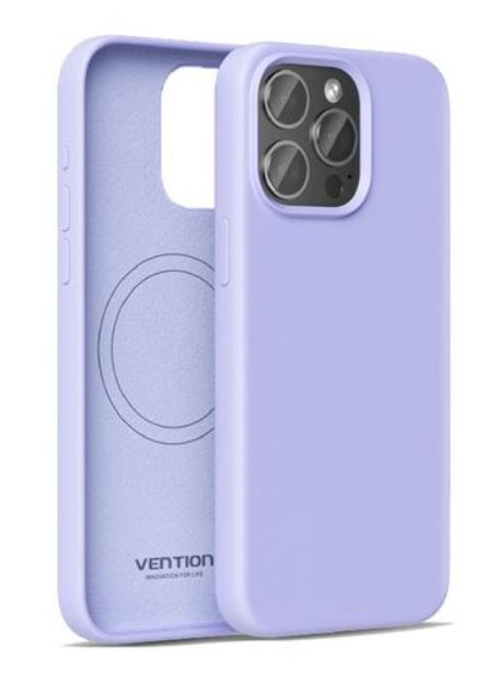 Vention Case Silicone With Magsafe KUDV0-30 Compatible With Iphone 13 Pro Purple