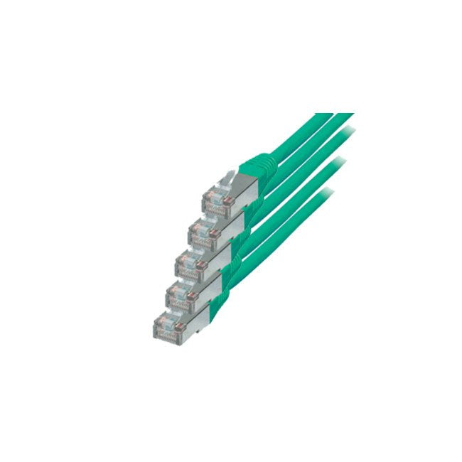 S-conn RJ45-RJ45, M-m, 0.5M Network Cable Green 0,5M CAT.6 S/FTP (s-STP)