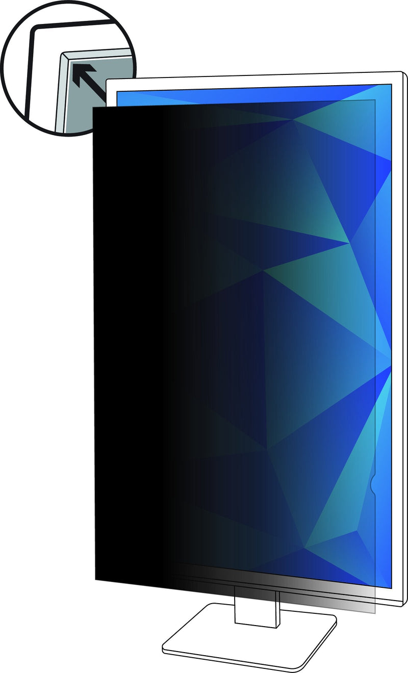 3M Filter Privacy Filter Confidencialidad Screen 25 Black
