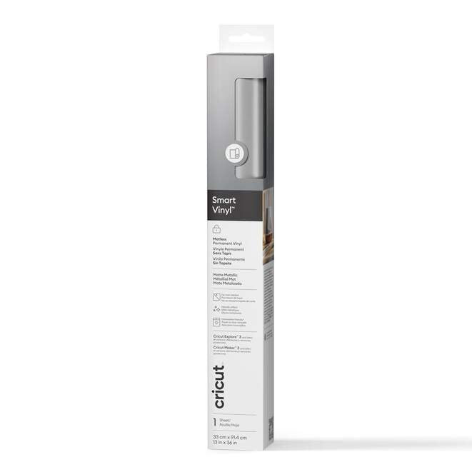Cricut Smart Vinyl Permanent 33X91CM 1 Sheet (mat Silver)