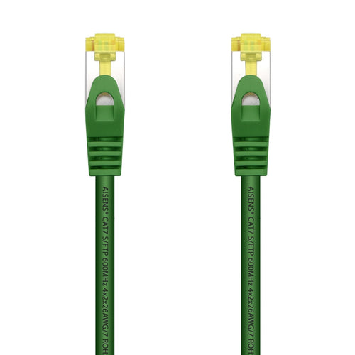 Aisens Network Cable RJ45 Lszh CAT.7 600MHZ S/FTP Pimf AWG26 - 2M - Green — image 1