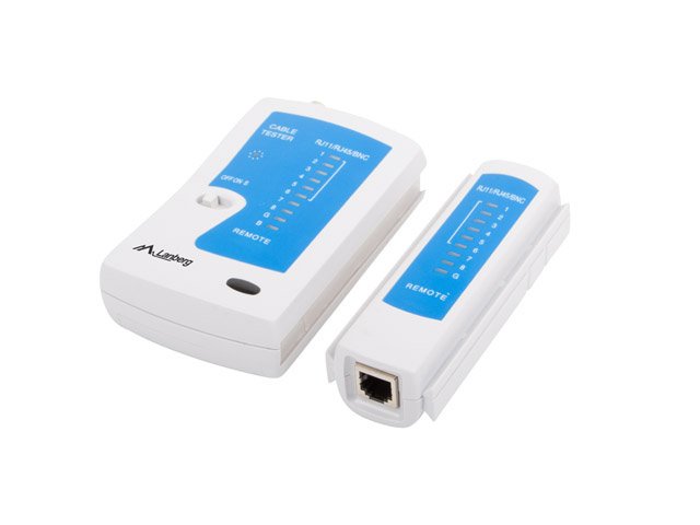 Lanberg Tester Cableado NT-0401,RJ-45/RJ-12/RJ-11,UTP/FTP/SFTP,9 LED