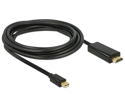 Delock Cable Mini DisplayPort a HDMI 2M Black 83699 — image 1