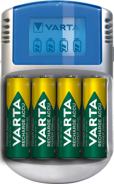 Varta LCD Charger + 12V/USB + 4X Aa 2600MAH — image 1