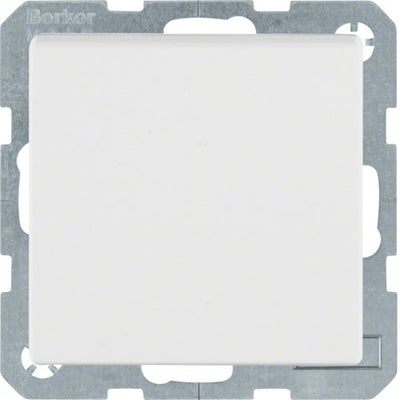 Berker 47516089 Schuko-toma Power M Cover Abatible White Polar Samt — image 1