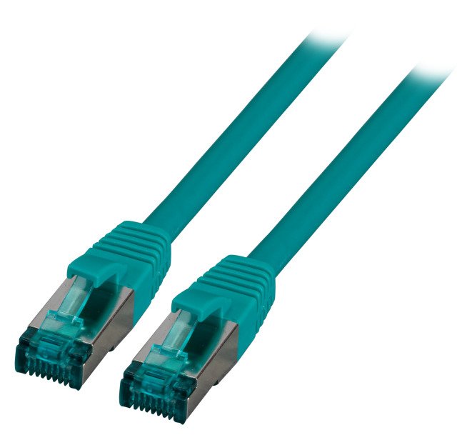 Efb RJ45 Network Cable S FTP, CAT.6A, Lszh, 7.5M, Green