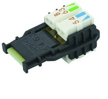 Telegärtner F00020A2130 Connector T568A Black — image 1