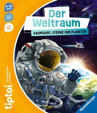 Ravensburger Tiptoi Space: Viajes Espaciales, Estrellas And Planetas, Book Aprendizaje 49282