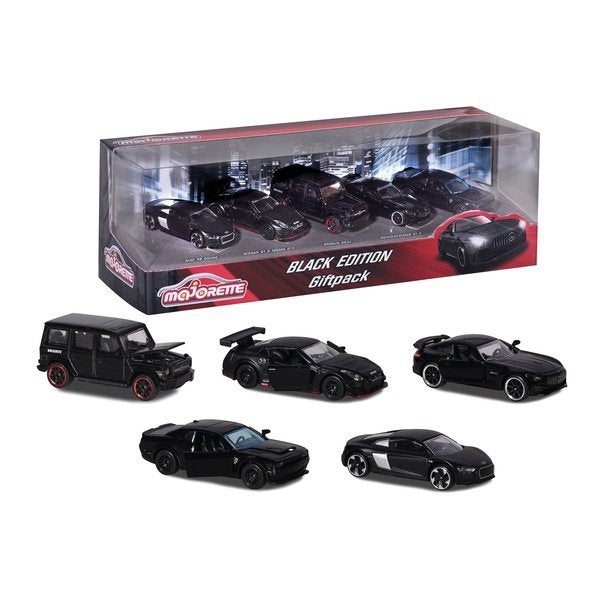 Set 5 Coches Black