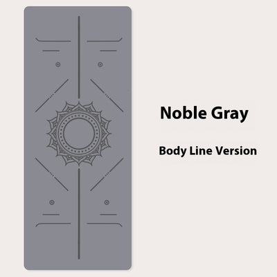 Pu Rubber Natural Rubber Non-slip Body Line Fitness Yoga Mat