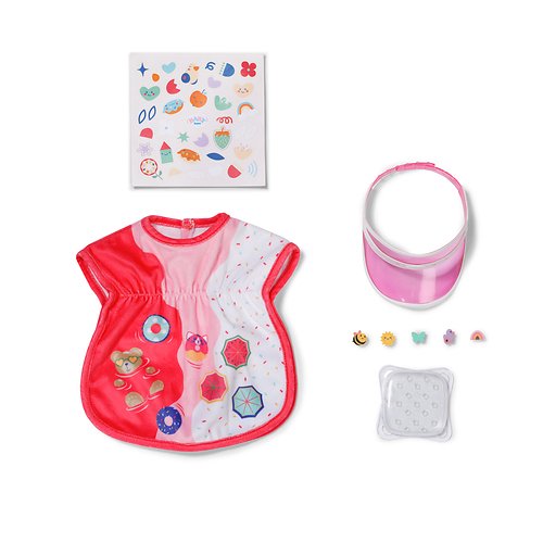 Zapf Creation Baby Born® Set Playa 43CM, Accesorios Muñecas 840177