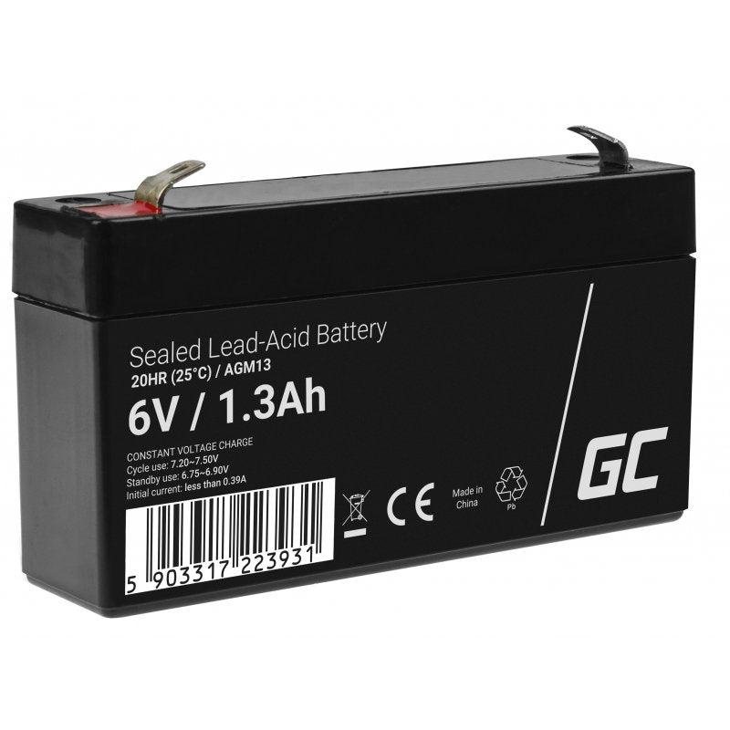 Green Cell AGM13 Battery Sistema UPS Sealed Lead Acid (vrla) 6V 1,3AH