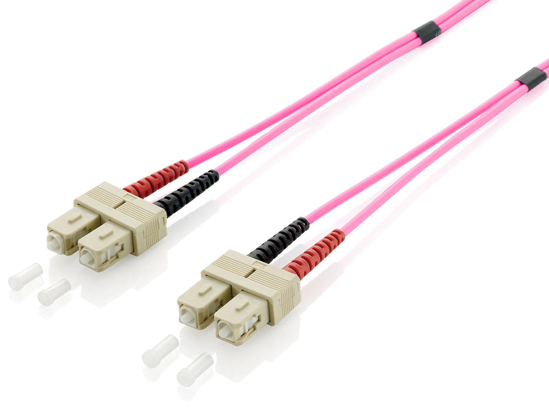 Cable Fibre Optic OM4 Multimode Libre Halogenos Sc/Sc 50/125U 1M