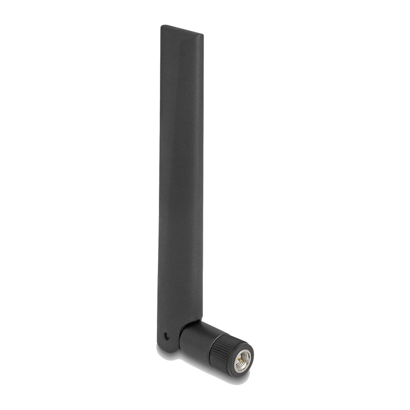 Delock 88399 Antenna Wi-Fi 6E Male Sma 3 dBi Omnidirectional With Articulación Inclinación Black