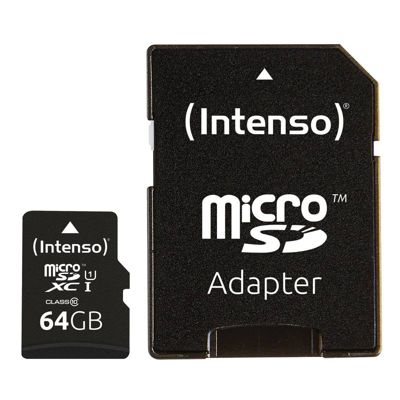 Intenso microSD Uhs-i Premium 64GB C/Adap Pack 3