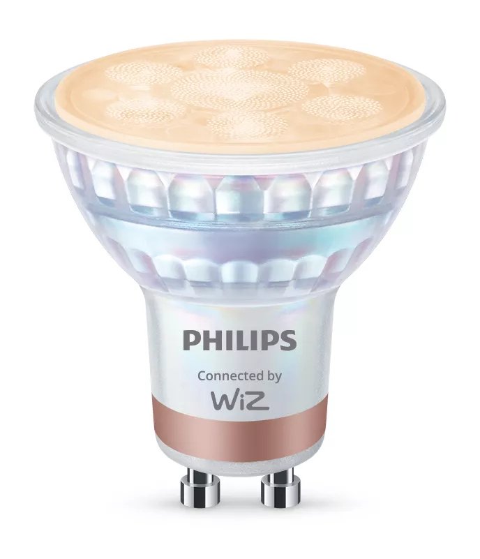 Wiz Bulb Foco LED Forma: PAR16 Transparent Finish GU10 4.7W (equivalente 50W) White Adjustable 2200-6500 K