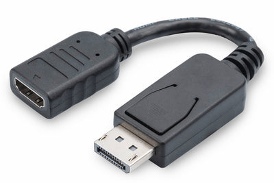 Digitus Cable Adapter DisplayPort a HDMI Type a With Bloqueo Male/Female 15CM — image 1
