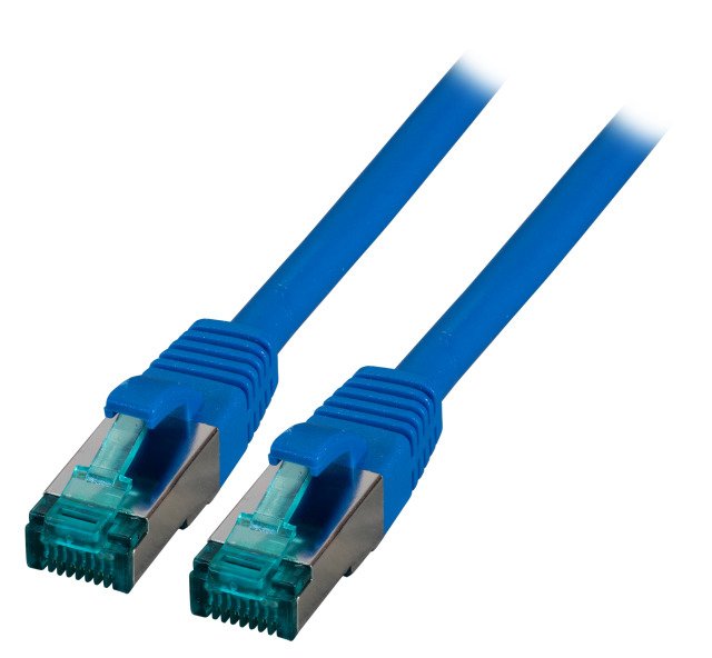 Efb RJ45 Network Cable S FTP, CAT.6A, Lszh, 10M, Blue