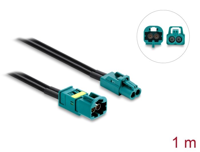 Delock Cable Mini Fakra Z Connector Female Dual a Fakra Z Connector Male Dual