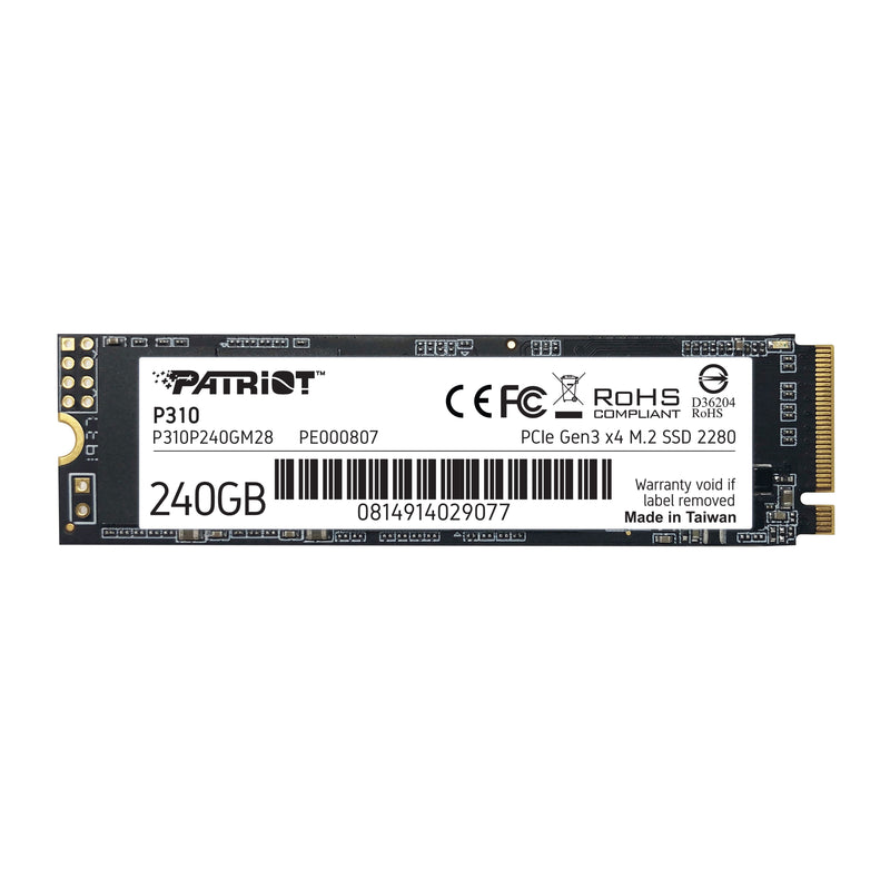 Patriot Drive SSD Viper P310 M.2 PCI-EX4 NVMe 240GB